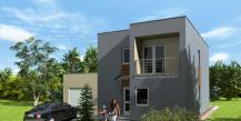 Σπίτι πλαισίου με επίπεδη οροφή - νέες τάσεις στην κατασκευή
