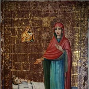 Акафист богородице перед иконой целительница