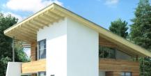Beispiele für Projekte von Häusern mit Satteldach, Fotos